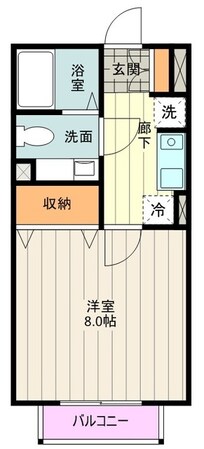 リベルテ豊田の物件間取画像